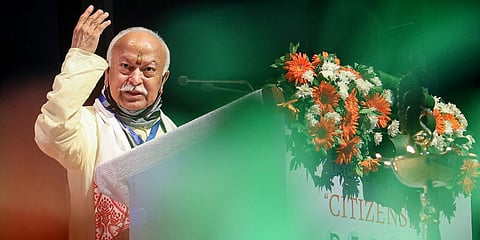 RSS Chief Mohan Bhagwat. (Photo | PTI)