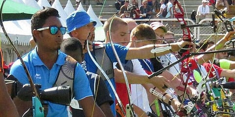 Indian archer Atanu Das (Photo | PTI)