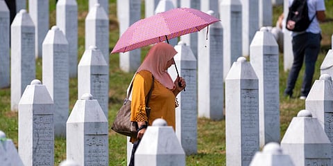 Earlier in July, Bosnia marked the 26th anniversary of the Srebrenica massacre, where 8,000 Muslim Bosniaks were brutally executed. (Photo | AP)