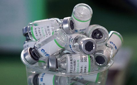 Empty vials of China's Sinopharm vaccine (File Photo | AP)