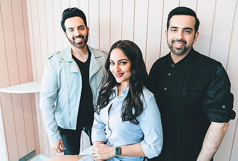 Sonakshi, Luv and Kussh Sinha