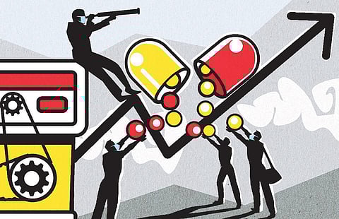 The ninth World Happiness Report published earlier this year, which ranked countries by happiness in the backdrop of Covid-19. (Express Illustration)