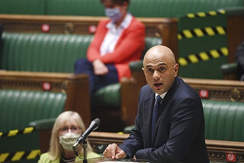 Britain's Health Secretary Sajid Javid (Photo | AP)