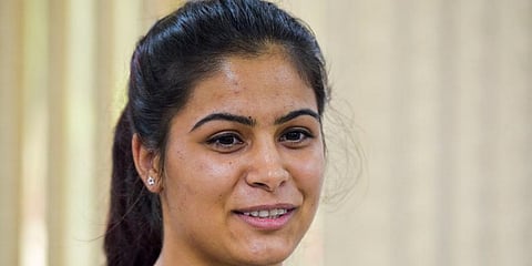 India's pistol shooter Manu Bhaker (Photo | PTI)