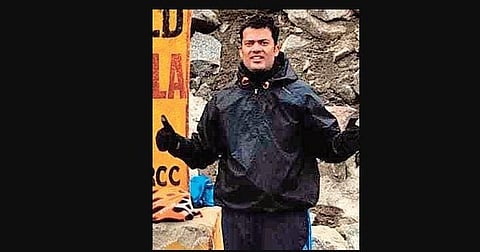 Vishwanath at Khardung La Pass