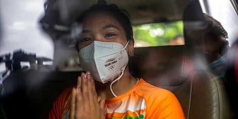 Olympic silver-medallist Mirabai Chanu (Photo | AP)
