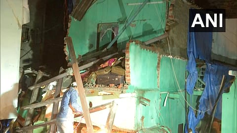 Andheri building collapse (Photo | Twitter/ANI)