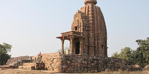 Madkhera Sun temple in Madhya Pradesh built during the Gurjara-Pratihara period (9th century CE).