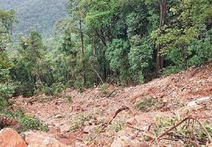 The landslide at Anshi Ghat | Express