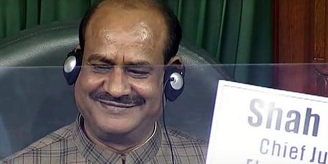 Lok Sabha Speaker Om Birla conducts the proceedings of the house during the Monsoon session. (Photo | ANI)