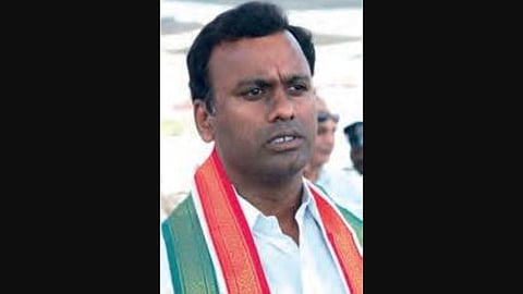 Munugode MLA Komitareddy Rajagopal Reddy was arrested in Hyderabad. (File photo)
