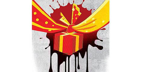 The obnoxious system of dowry has ruined the lives of many families. (Express Illustrations | Durgadatt Pandey)