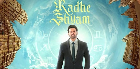 Radhe Shyam features Pooja Hegde as the female lead and is directed by Radha Krishna Kumar. (Poster | Twitter)