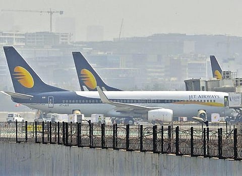 In June this year, the National Company Law Tribunal (NCLT) approved the resolution plan submitted by the Kalrock-Jalan consortium for Jet Airways. (File Photo | Express)
