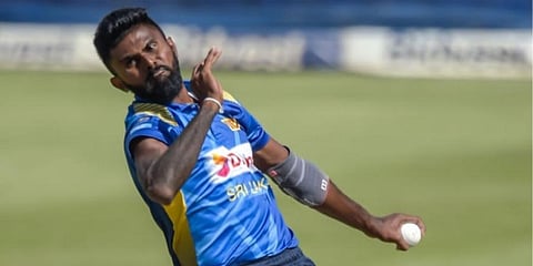 Sri Lanka pacer Isuru Udana (Photo | AP)