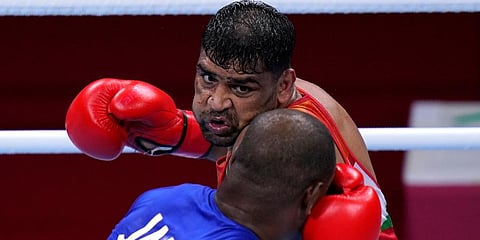 Indian boxer Satish Kumar (Photo | AP)