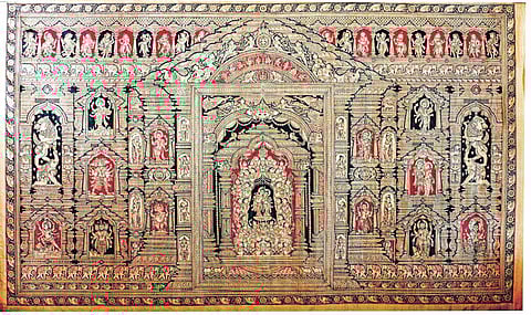 An ar5t piece at Srila Chaterjee's Affordable Art Show