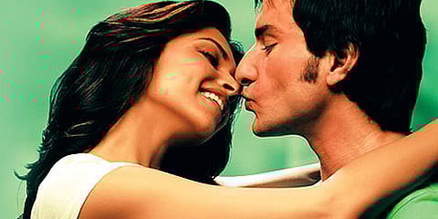Deepika Padukone and Saif Ali Khan in 'Love Aaj Kal'