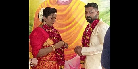S Shijith at his wedding | FB Photo 