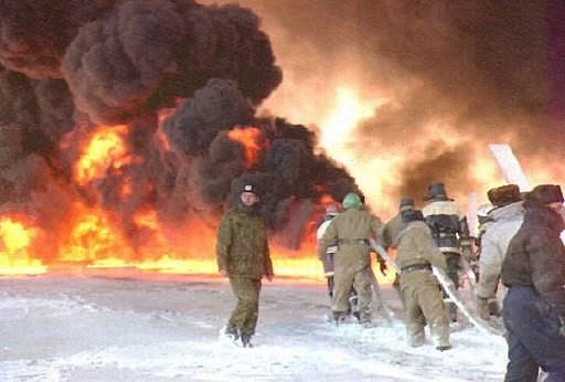 Nurlino-Novosibirsk pipeline oil spill:  An oil spill that started in the fag end of 1995 in the Nurlino-Novosibirsk pipeline in the Russian region of Bashkortostan took a beastly shape by 1996 when the oil spill started contaminating the water supply of multiple villages along the southern Ural mountains. The adverse weather conditions also made cleaning up difficult, with the oil moving under the frozen Belaya river. (Photo | AFP)