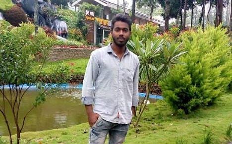24-year-old youth, Madhu, who died while poaching at Kallahalli forest near Kogilemane of Belur taluk (Photo | EPS)