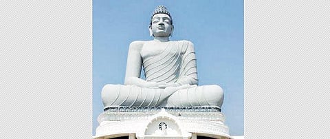 Buddha statue in Amaravati. Representational Image