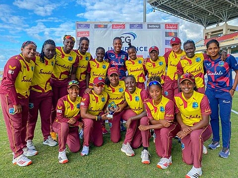 West Indies won the series against Pakistan 3-0. (Photo | Twitter/@windiescricket)