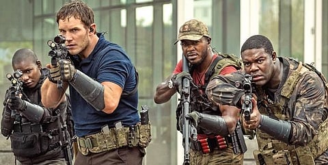 A still from The Tomorrow War