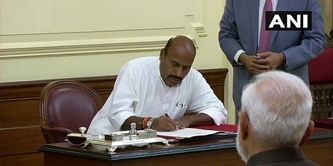 Union Minister Virendra Kumar Khatik (Photo | ANI)