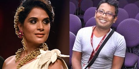 Actress Richa Chadha (L) and filmmaker Onir (R) (Photos | AFP, EPS)
