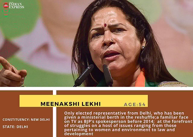 Meenakshi Lekhi: Lekhi was a familiar face on TV as BJP’s spokesperson. In 2010, she was appointed national vice-president of BJP’s women’s wing. She is known for her case pertaining to permanent commissioning of women in the armed forces in Supreme Court.