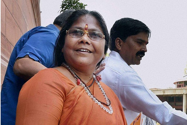 Sadhvi Niranjan Jyoti is asked to continue in office. (Photo| PTI)