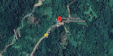 Assam-Mizoram Border