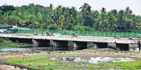 Chaderghat causeway will be replaced by a high-level bridge (Photo | RVK Rao, Express)