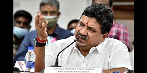 Tamil Nadu finance minister Palanivel Thiagarajan. (Photo | P Jawahar, EPS)