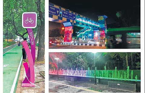 The stretch will have separate walkways for elderly persons, green synthetic carpeted cycle track for children, besides artworks on patriotism theme.