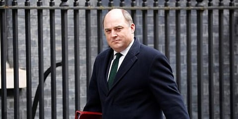 UK Defence Secretary Ben Wallace (File photo | AFP)