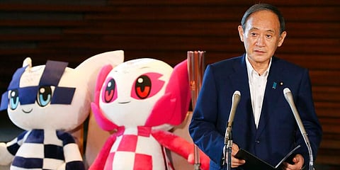 Japanese Prime Minister Yoshihide Suga is pinning his hopes on vaccinations, which started slow but are now making good progress, to battle the steady rise in Covid cases in Japan. (Photo | AP)