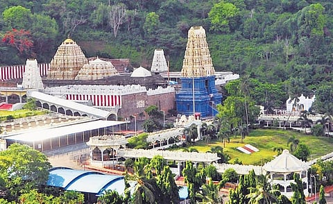 A walking track will be laid around the Simhachalam hill. (File photo)