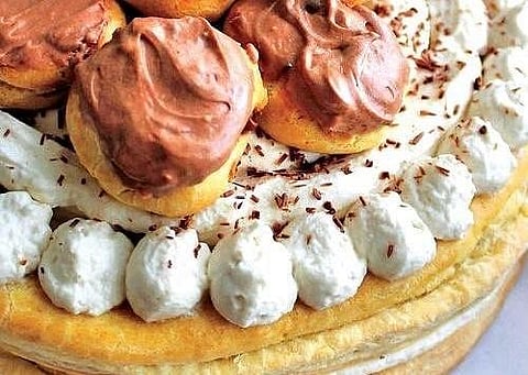 The St Honoré cake.