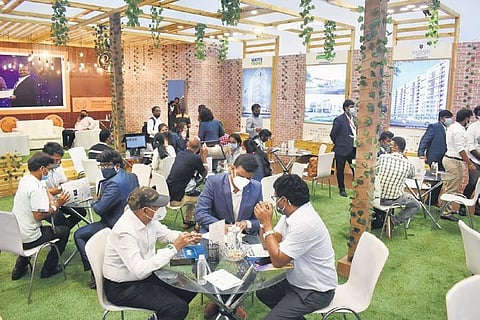 The 10th edition of CREDAI Hyderabad Property Show was inaugurated by R&B Minister Vemula Prashanth Reddy at Hitex on Friday | S Senbagapandiyan