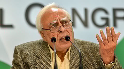 Congress leader Kapil Sibal 