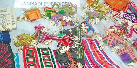 After three decades of adapting to changing times, the Banjara women led by Laxmi are embroidering blouses, cushion covers, cell phone covers, dupattas and sarees in their traditional style. (Express)