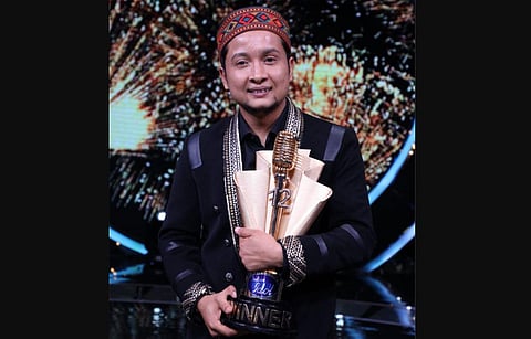 Winner of 'Indian Idol 12' Pawandeep Rajan  (Photo | @sonytv Twitter)