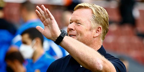 Barcelona coach Ronald Koeman (Photo | AP)