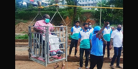 The inclusive disaster management training session in Kothamangalam.