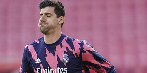 Real Madrid goalkeeper Thibaut Courtois (Photo | AP)