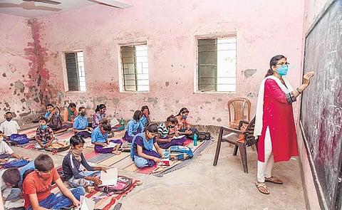 In-person classes have begun in parts of the state not affected by flood | PTI