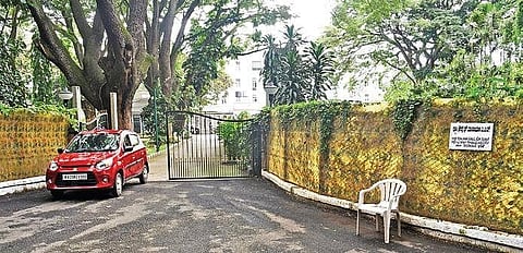 The house allotted to Chief Minister Basavaraj Bommai on Race Course Road  