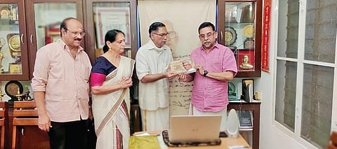 Poet Madhusoodanan Nair releases ‘Nights and Days in Ujjaini’, an English translation of poems by Vishnu Narayanan Namboodiri